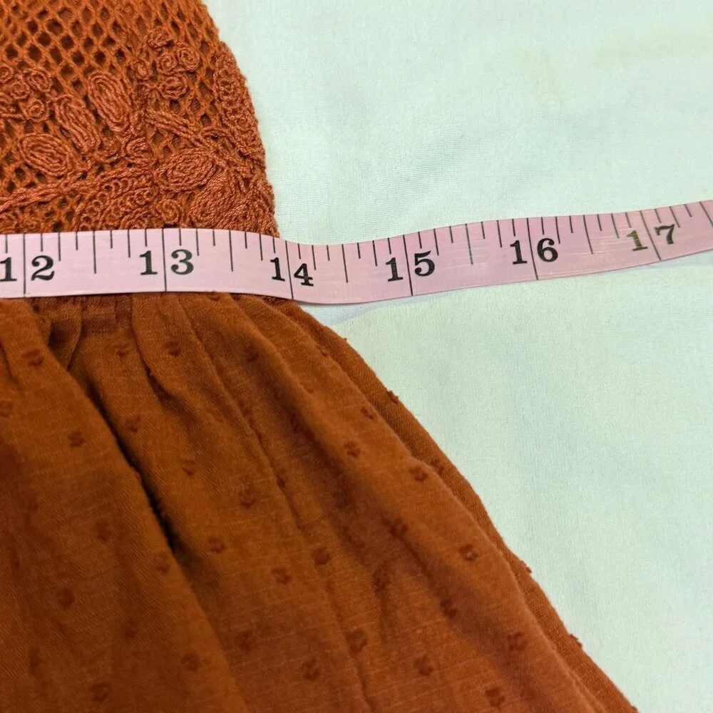 Free People Cinnamon Sugarpie‎ Plunge Mini Dress – Size Small, EUC